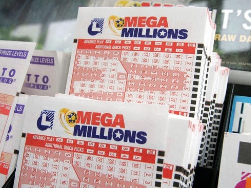 Volantes da loteria Mega Millions